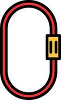 Carabiner Vector Icon Design