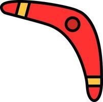 Boomerang Vector Icon Design