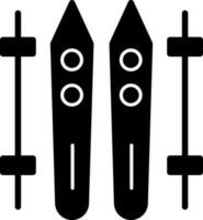 Ski Vector Icon Design