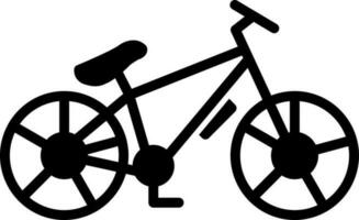 diseño de icono de vector de bicicleta de montaña