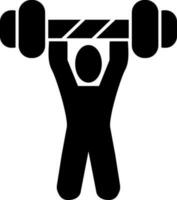 Weightlifting Vector Icon Design