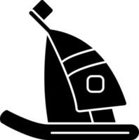 diseño de icono de vector de windsurf