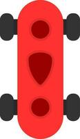 Longboard Vector Icon Design