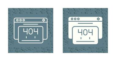 404 Error Vector Icon