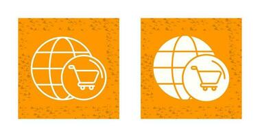 World Cart Vector Icon