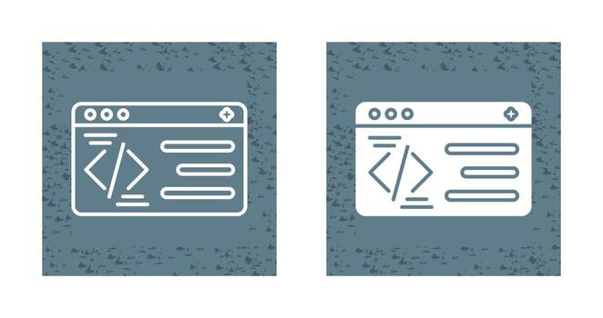 icono de vector de programación
