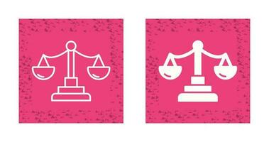 Justice Scale Vector Icon