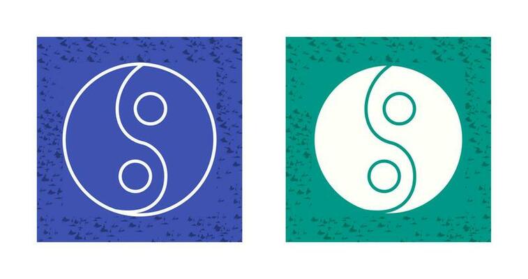 Yin Yang Vector Icon