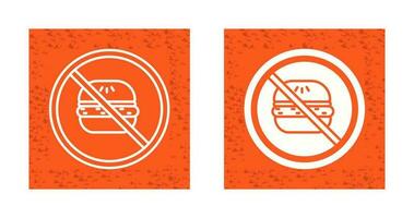 No Eating Vector Icon