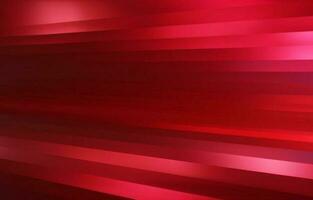 Red background. Abstract light red metal gradient. Shiny  stripes texture background. Red geometric texture wall with light reflections. Purple wallpaper. 3D Vector illustration.