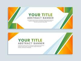 Business modern banner template vector