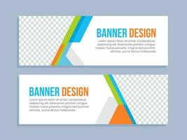 Business banner design template vector