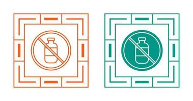 No Liquids Vector Icon