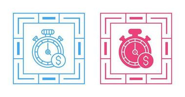 Time Of Money Vector Icon