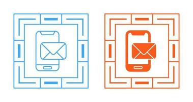 Phone Mail Vector Icon