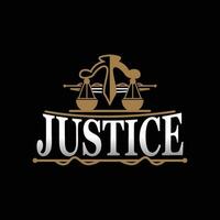 justicia logo, retro Clásico tema diseño, ley vector, ley firme, escamas ilustración símbolo icono vector