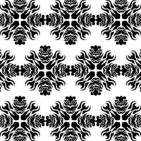 geometric cool abstract floral pattern vector