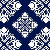 geometric cool abstract floral pattern vector