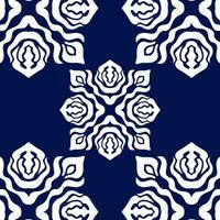 geometric cool abstract floral pattern vector