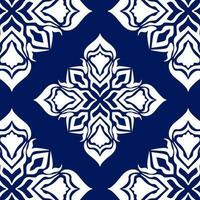 geometric cool abstract floral pattern vector