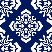 geometric cool abstract floral pattern vector