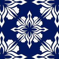 geometric cool abstract floral pattern vector