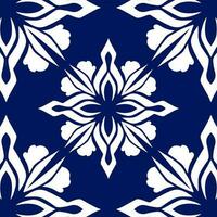 geometric cool abstract floral pattern vector