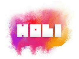 Indian Festival of Colors, Happy Holi Concept. vector