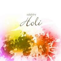 Indian Festival of Colors, Happy Holi Concept. vector