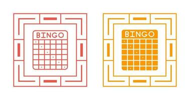 icono de vector de bingo