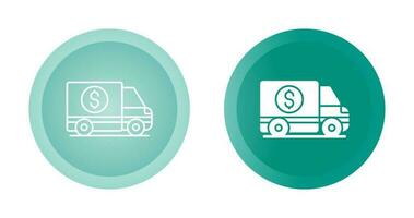 Money Truck Vector Icon