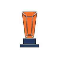 trophy icon vector illustration. trophy icon vector eps