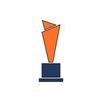 trophy icon vector illustration. trophy icon vector eps