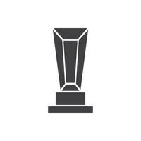 trophy icon vector illustration isolated on white background