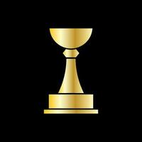 trophy icon vector illustration. trophy icon vector eps