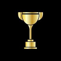 trophy icon vector illustration. trophy icon vector eps