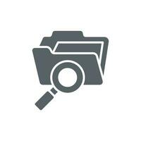 document search icon design vector template