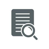 document search icon design vector template