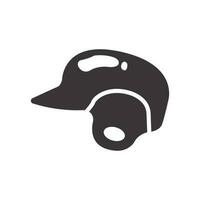 baseball helmet icon design vector