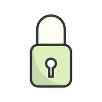 Padlock icon vector design templates