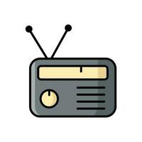 radio icon vector design template simple and modern