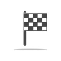 finish flag icon design vector template