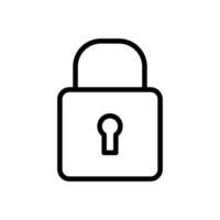 Padlock icon vector design templates