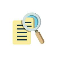 document search icon design vector template