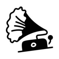 Megaphone vector Solid Icon Design illustration. Party and Celebrate Symbol on White background EPS 10 File