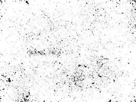 Distressed Black Texture with Dark Grainy Texture, Dust Overlay, and Rusted White Effect on White Background - Grunge Design Elements in Vector Illustration, EPS 10