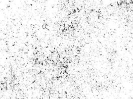 Distressed Black Texture with Dark Grainy Texture, Dust Overlay, and Rusted White Effect on White Background - Grunge Design Elements in Vector Illustration, EPS 10