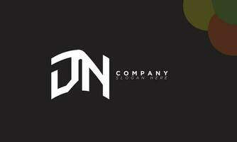 DN Alphabet letters Initials Monogram logo and ND vector