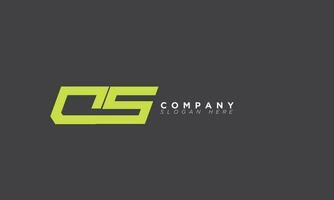CS Alphabet letters Initials Monogram logo and SC vector