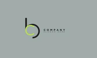 CB Alphabet letters Initials Monogram logo and BC vector